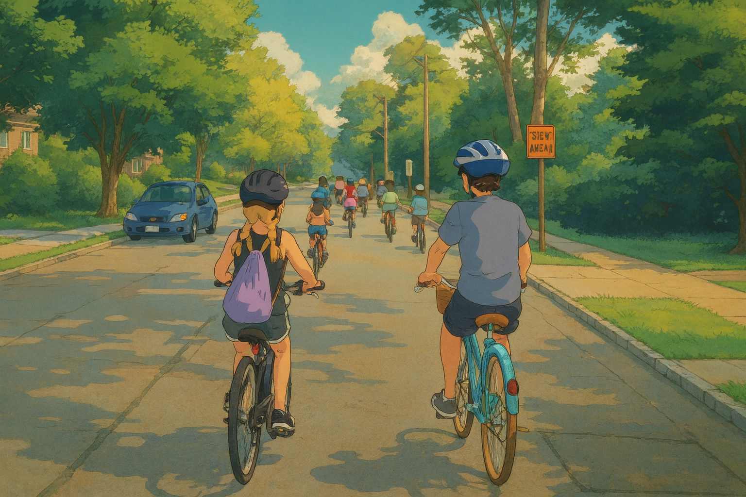 Verona Bike Loop - Cyclists enjoying safe bike infrastructure